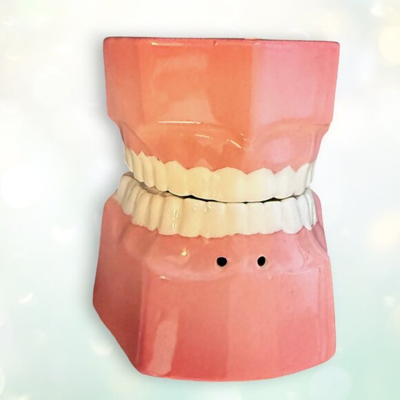 Hilarious Rare Vintage 1981 False Teeth Dentures Novalty Salt and Pepper Shakers - Picture 2 of 10